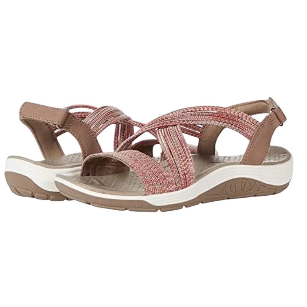 Skechers Reggae Slim Vacay Strappy Comfort Slingback Sandals Women's Size 8
